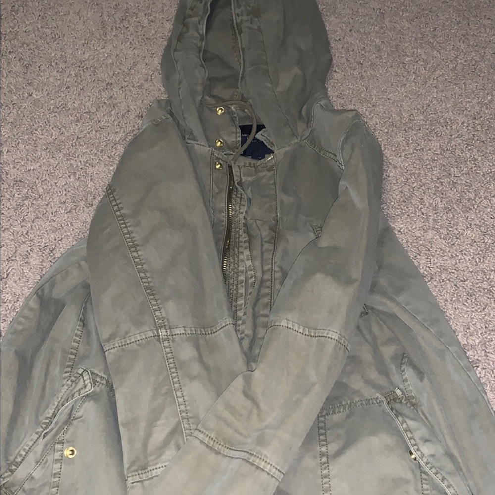 Army Green American Eagle Jacket